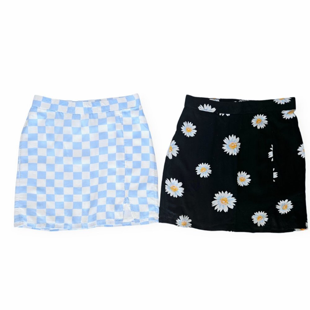 Abercrombie Kids Pattern notch-front Skirt Bundle